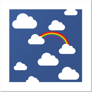 Clouds and Rainbows Posters and Art